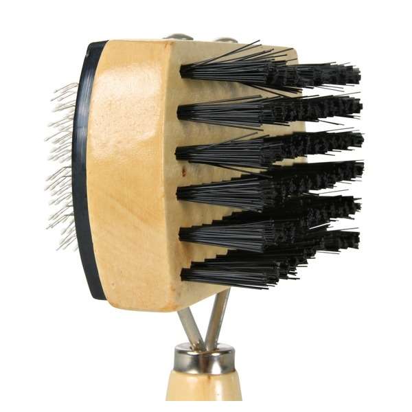 Trixie Holzbürste - doppelseitig, 18 x 10 cm