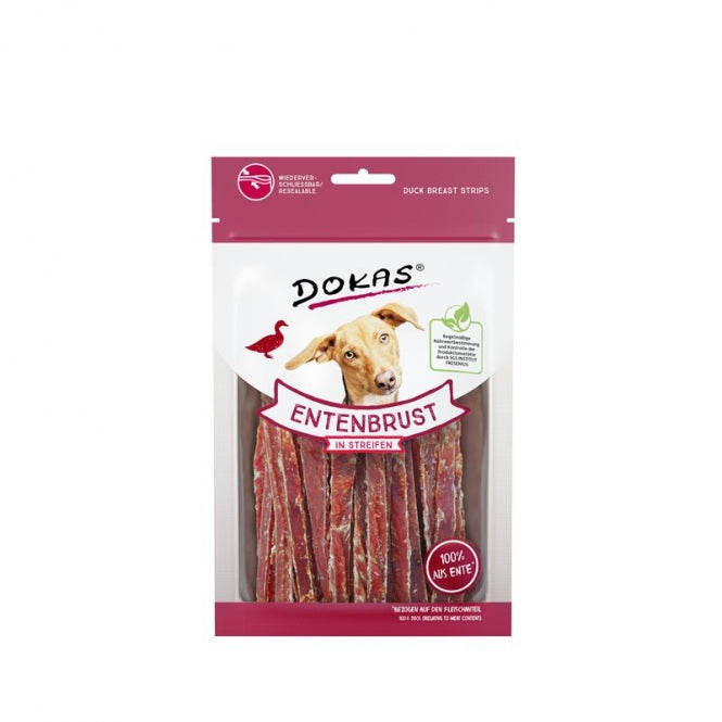Dokas Dog Snack Entenbrust in Streifen 70 g