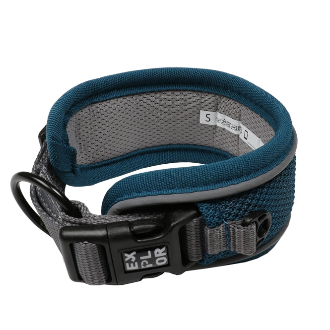 Duvoplus EXPLOR Ultimate Fit Control Halsband Classic - petrol blue - XS