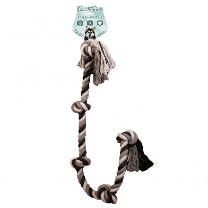 Floss Boss Dental Baumwollseil mit 5 Knoten