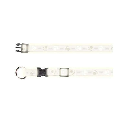 Trixie Halsband Silver Reflect - Pfotenmotiv