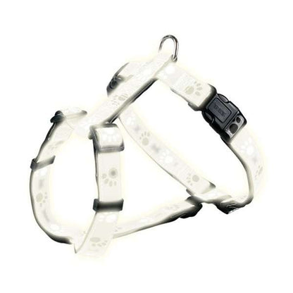 Trixie Geschirr Silver Reflect - Pfotenmotiv