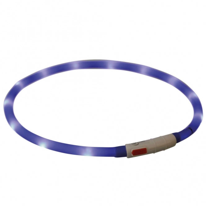 Trixie Flash Leuchtring USB aus Silikon