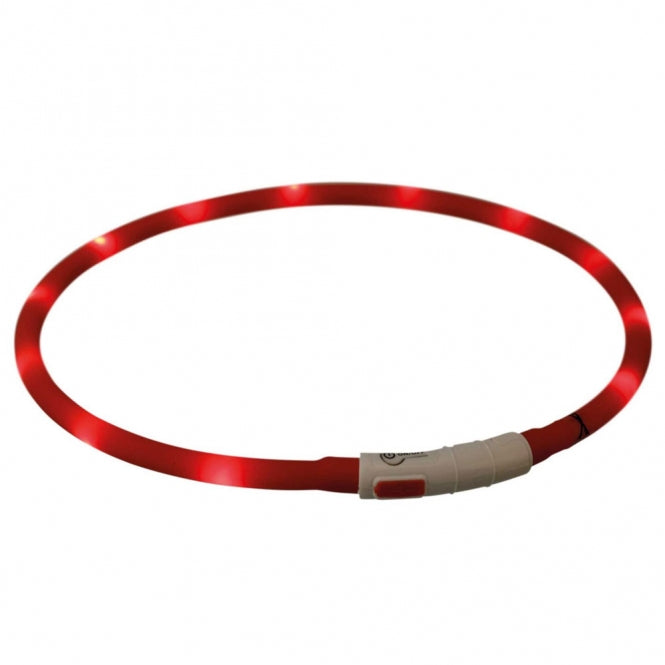 Trixie Flash Leuchtring USB aus Silikon