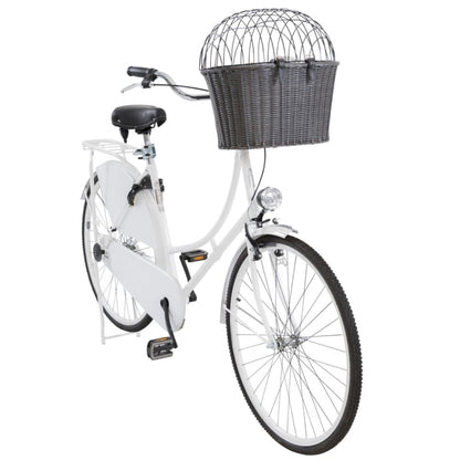 Trixie Front-Fahrradkorb aus Polyrattan