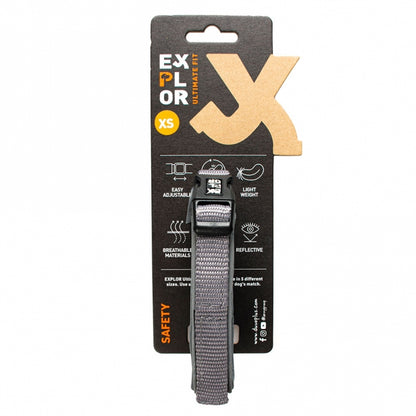 Duvoplus EXPLOR Ultimate Fit Comfy Halsband Safety - Silver Reflective - XS
