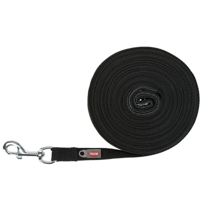 Trixie Schleppleine, 10 m / 20 mm, schwarz