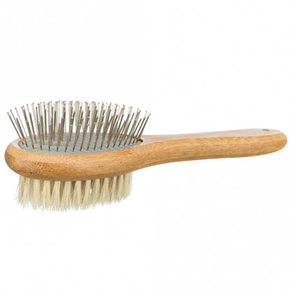 Trixie beidseitige Bürste aus Bambus