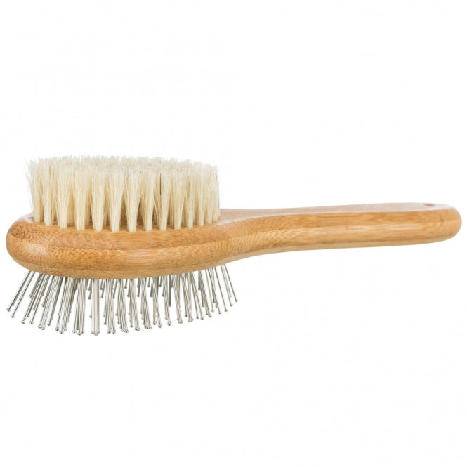 Trixie beidseitige Bürste aus Bambus