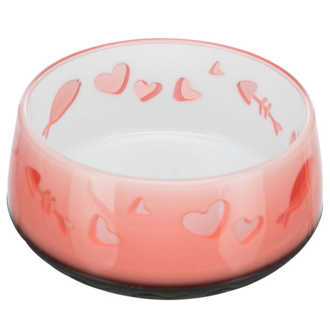 Trixie schwerer Kunststoffnapf Lovely Cat