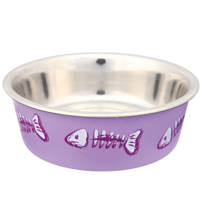 Trixie Edelstahlnapf mit Kunststoffmantel