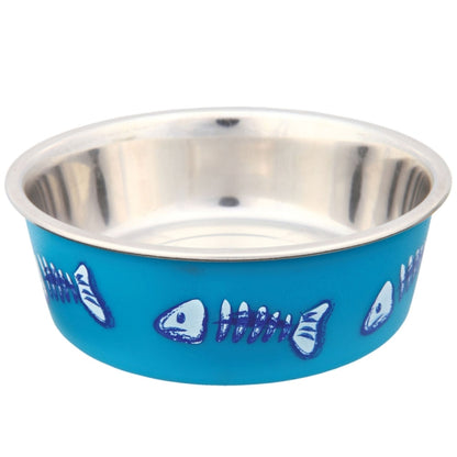 Trixie Edelstahlnapf mit Kunststoffmantel