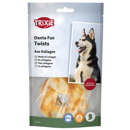 Trixie Denta Fun Twists aus Kollagen - 2 St./85 g