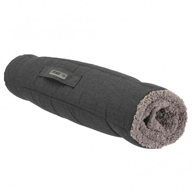 Trixie Reisedecke Bendson - dunkelgrau/hellgrau