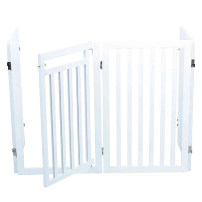 Trixie Hunde-Absperrgitter mit Tür, 4-teilig