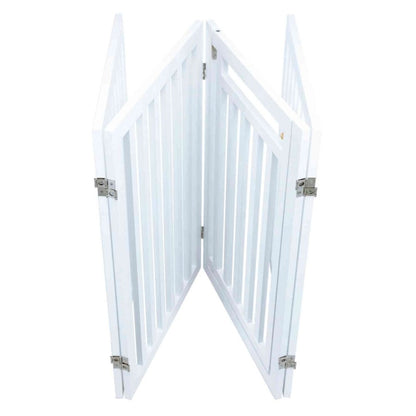 Trixie Hunde-Absperrgitter mit Tür, 4-teilig