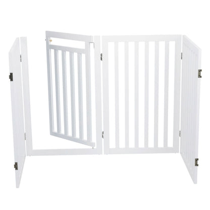 Trixie Hunde-Absperrgitter mit Tür, 4-teilig