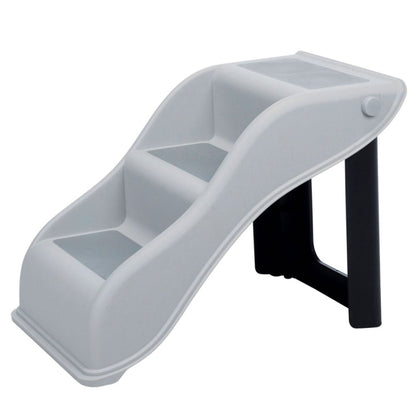 Trixie Treppe aus Kunststoff - hellgrau