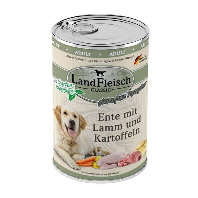 Landfleisch Dog Classic Ente mit Lamm & Kartoffeln
