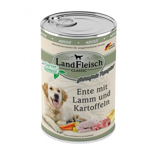Landfleisch Dog Classic Ente mit Lamm & Kartoffeln