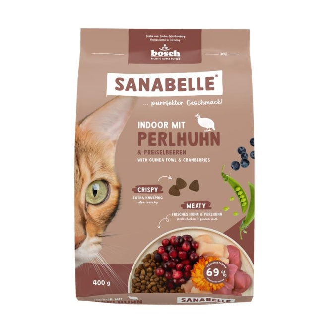 Sanabelle Indoor mit Perlhuhn