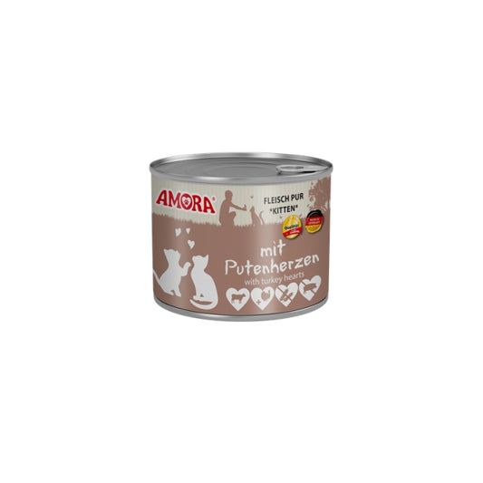 Amora Cat Dose Katzenkinder mit Putenherzen - 200g