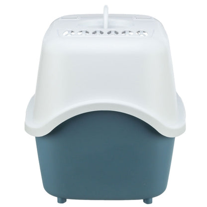 Trixie Katzentoilette Vico Easy Clean - blaugrau/weiß
