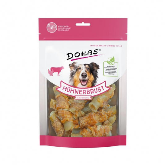 Dokas Dog Snack Hühnerbrust Kaurolle 250 g