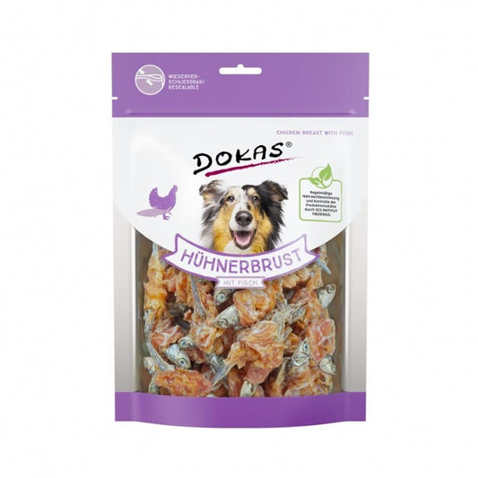 Dokas Dog Snack Hühnerbrust mit Fisch 220g