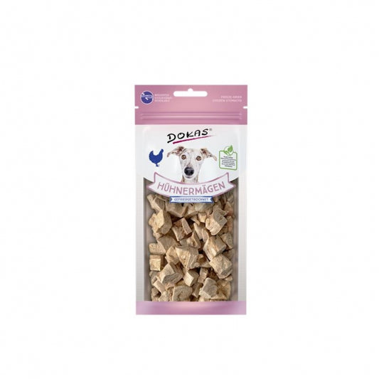 Dokas Dog Snack Hühnermägen gefriergetrocknet 20g