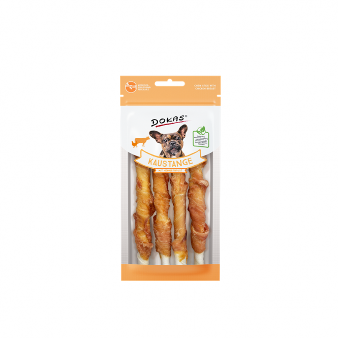 Dokas Dog Snack Kaustange mit Hühnerbrust 50g