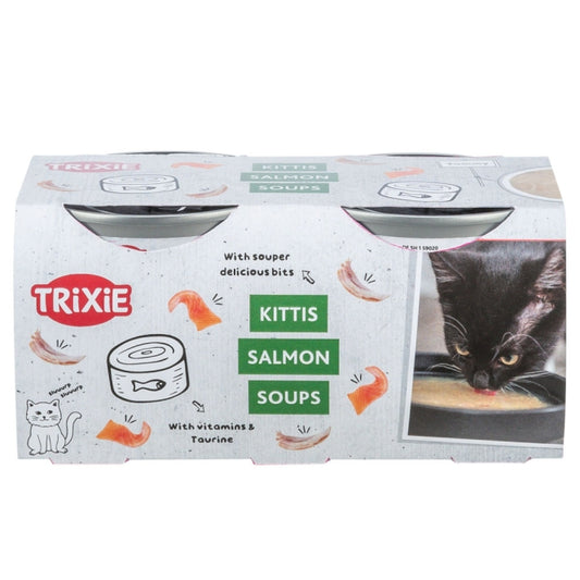Trixie Kittis Salmon Soup - 4 × 80 g