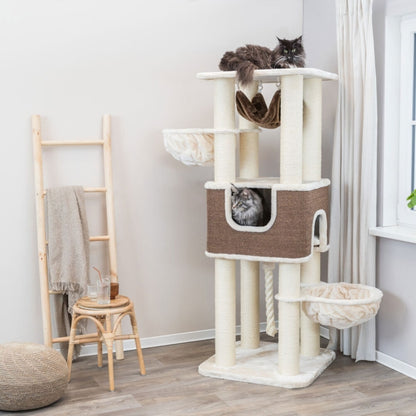 Trixie Kratzbaum XXL Humberto - creme/dunkelbraun