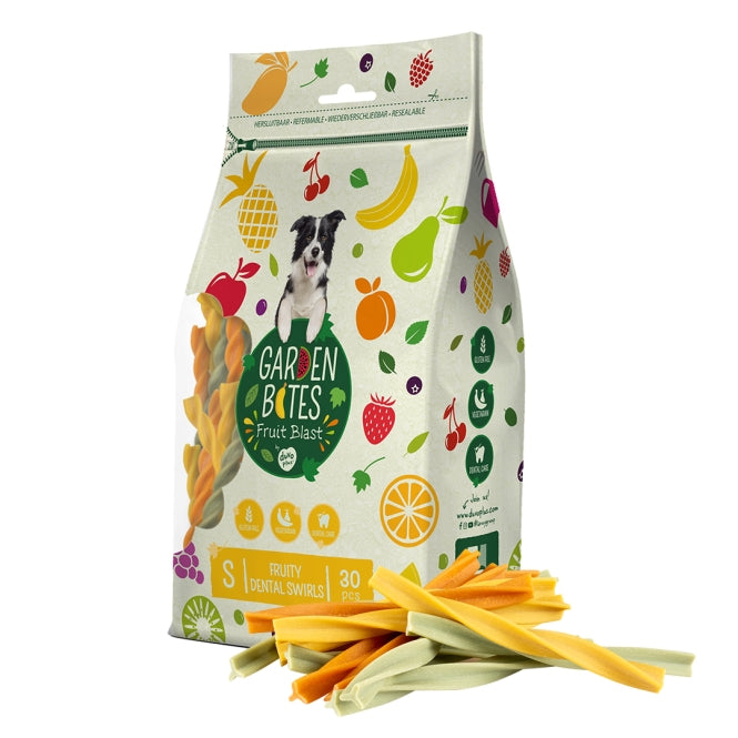Garden Bites Fruity Dental Swirls - S