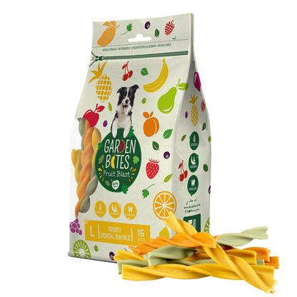 Garden Bites Fruity Dental Swirls - S