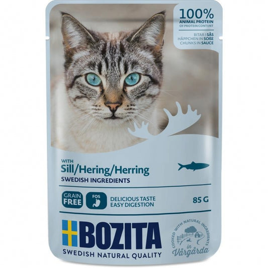 Bozita Pouch Häppchen in Soße mit Hering 85g