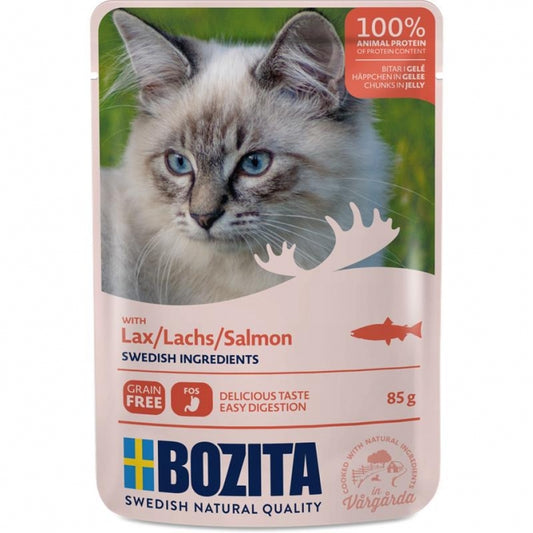 Bozita Pouch Häppchen in Gelee mit Lachs 85g
