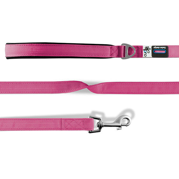 Curli Basic Leine Nylon - Fuchsia - 140cm/2,0cm
