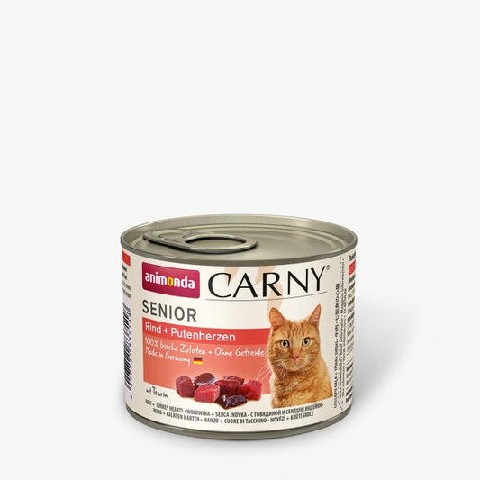 Animonda Cat Dose Carny Senior Rind & Putenherzen