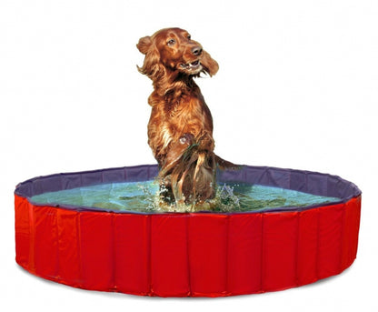 Karlie DOGGY POOL der Swimmingpool für Hunde - Rot-Blau