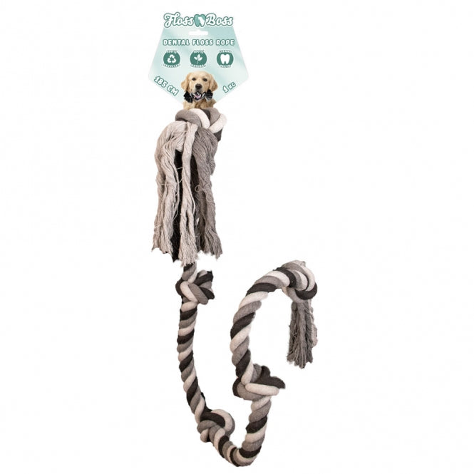 Floss Boss Dental Baumwollseil mit 5 Knoten