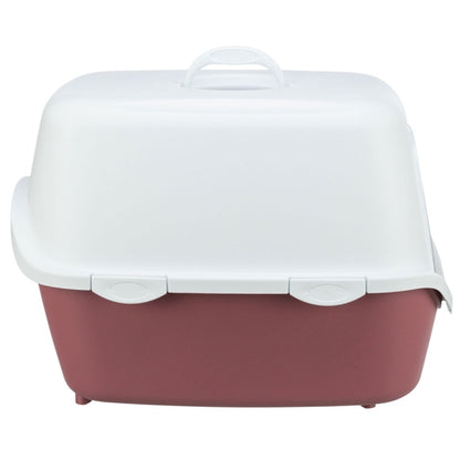 Trixie Katzentoilette Vico - altrosa/weiß