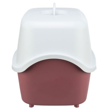 Trixie Katzentoilette Vico - altrosa/weiß